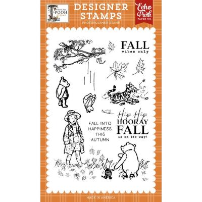 Echo Park Winnie The Pooh Autumn Stempel - Fall Into Happiness