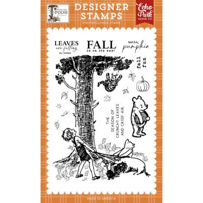 Echo Park Winnie The Pooh Autumn Stempel - Crunchy Leaves And Crisp Air