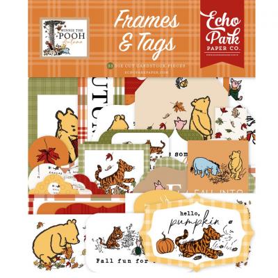 Echo Park Winnie The Pooh Autumn - Frames & Tags