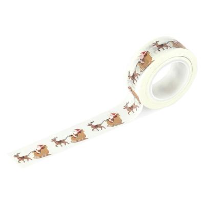 Carta Bella Christmas Village Washi Tape - Santa's Sleigh And Reindeer