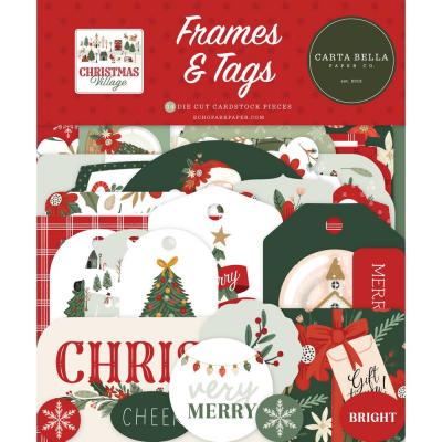 Carta Bella Christmas Village - Frames & Tags