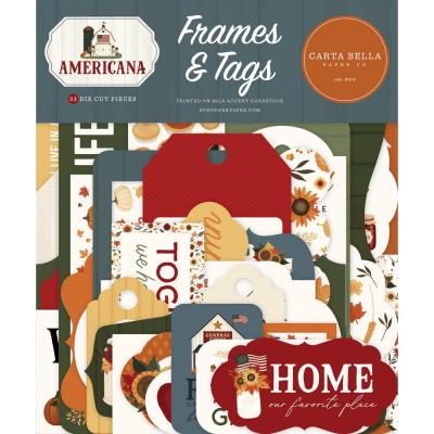 Carta Bella Americana - Frames & Tags