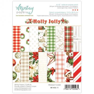 Mintay Papers Holly Jolly - Add-On Paper Pack
