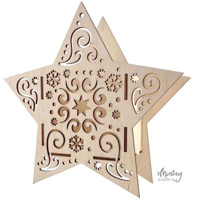 Mintay Papers Woodies Decor - Star Box