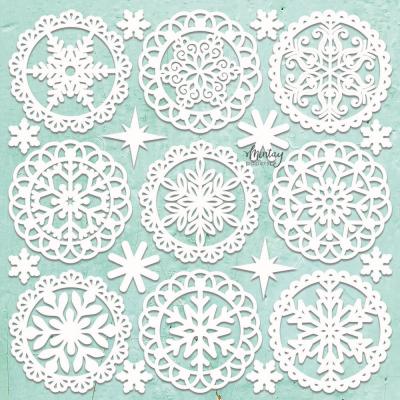 Mintay Papers Chippies Decor - Winter Doilies
