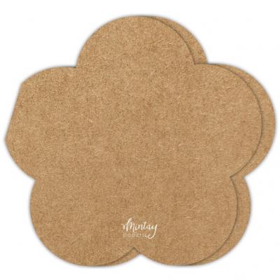 Mintay Papers -  Flower Card Base Kraft