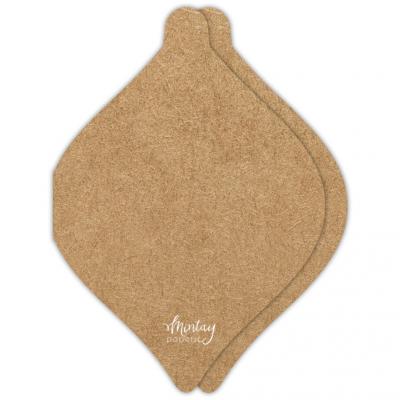 Mintay Papers - Bauble Card Base Kraft