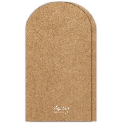 Mintay Papers - Arch Card Base Kraft