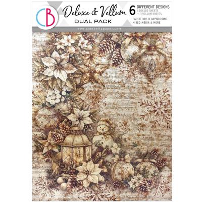 Ciao Bella Winter Season - Deluxe Paper Pearl Copper & Vellum