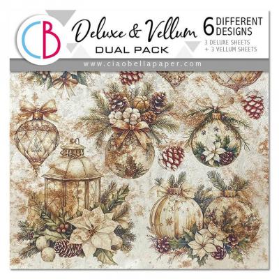 Ciao Bella Winter Season - Deluxe Paper Pearl Copper & Vellum
