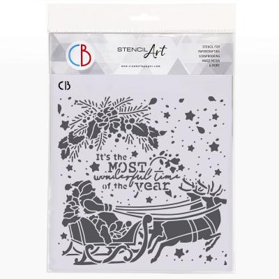 Ciao Bella Toy Shop Texture Stencil - Wonderful Time