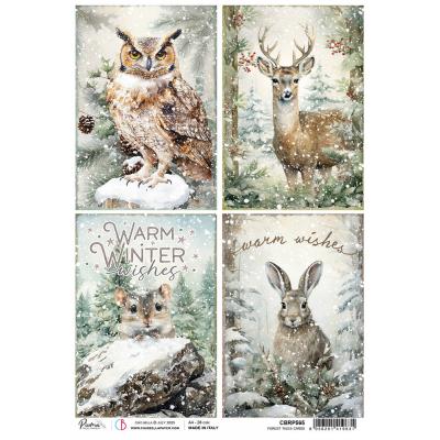 Ciao Bella Forest Tales Rice Paper - Forest Tales Cards