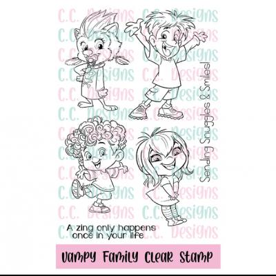C.C. Designs Stempel - Vampy Family