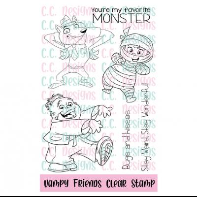 C.C. Designs Stempel - Vampy Friends