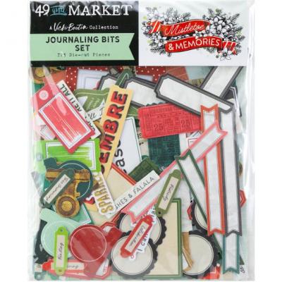 49 And Market Mistletoe And Memories Die-Cuts - Journaling Bits