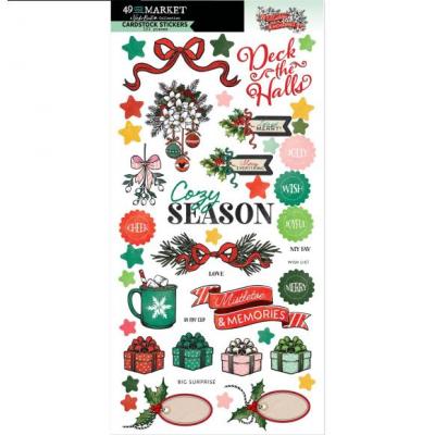 49 And Market Mistletoe And Memories - Cardstock Stickers