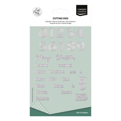 Vaessen Creative Cutting Dies - Zahlen & Weihnachtsgrüße