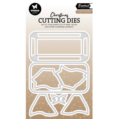 StudioLight Christmas Cutting Dies - Candy Wrapper