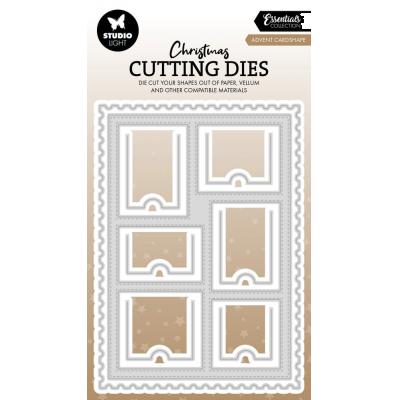 StudioLight Christmas Cutting Dies - Advent Cardshape