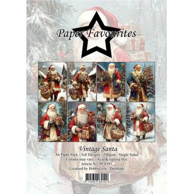Paper Favourites Paper Pad - Vintage Santa