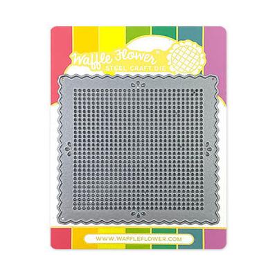 Waffle Flower Cutting Die - Stitchable Pinking Square