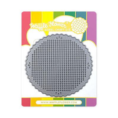 Waffle Flower Cutting Die - Stitchable Pinking Circle