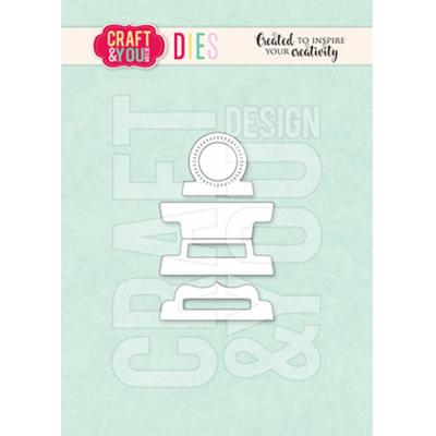 Craft & You Cutting Dies - Folders Tabs