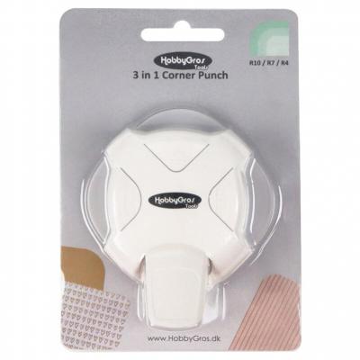 HobbyGros Storage - 3 in 1 Corner Punch Round