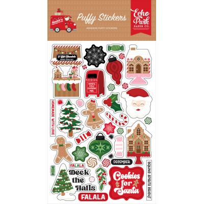 Echo Park Santa's Christmas Delivery - Puffy Stickers