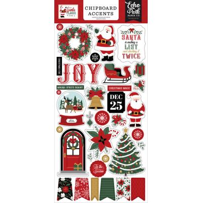 Echo Park Santa Claus - Chipboard Accents