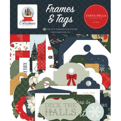 Carta Bella Christmas In The City - Frames & Tags