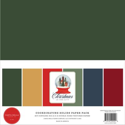 Carta Bella Christmas In The City - Coordinating Solids