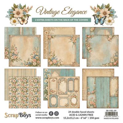 ScrapBoys Vintage Elegance - Paper Pad