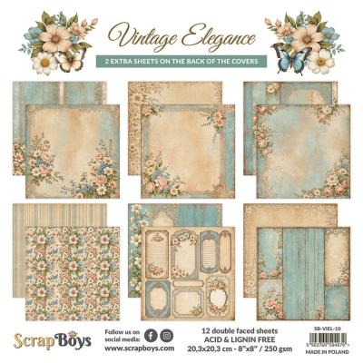 ScrapBoys Vintage Elegance - Paper Pad