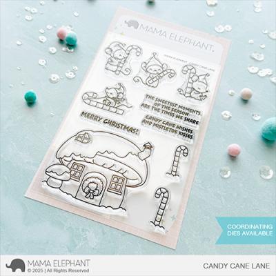 Mama Elephant Stempel - Candy Cane Lane