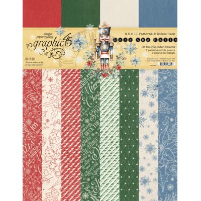 Graphic 45 Deck the Halls - Patterns & Solids Pack