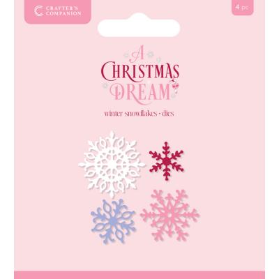 Crafter's Companion A Christmas Dream Metal Die - Winter Snowflakes
