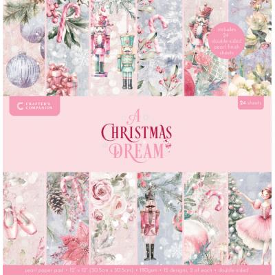 Crafter's Companion A Christmas Dream - Pearl Paper Pad