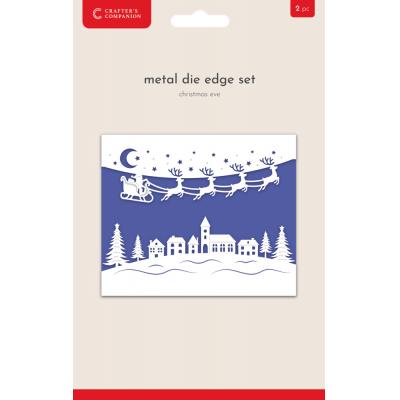 Crafter's Companion Christmas Metal Die Edge Set - Christmas Eve