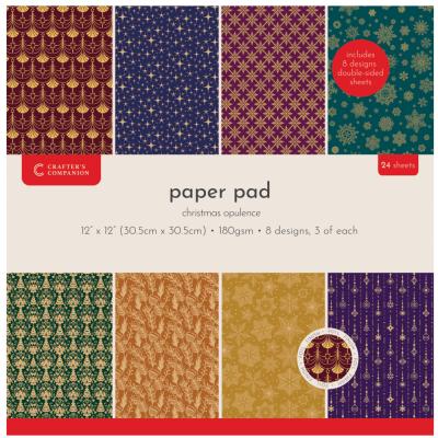 Crafter's Companion Christmas Opulence - Paper Pad