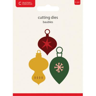 Crafter's Companion Christmas Cutting Dies - Baubles