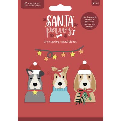 Crafter's Companion Santa Paws Metal Die - Dress Up Dog