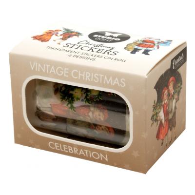 StudioLight Stickers on Roll - Vintage Christmas - Celebration