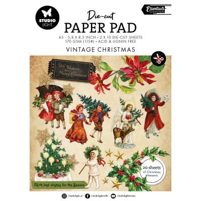 StudioLight Vintage Christmas - Die-Cut Paper Pad