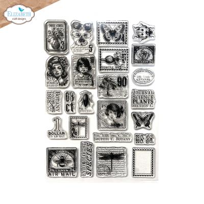 Elizabeth Craft Designs Botanical Blend Stempel - Postage Stamps 3