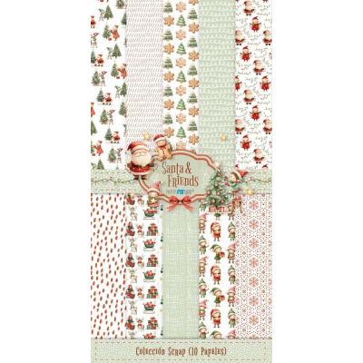 Papers For You Santa & Friends - Scrap Paper Pack