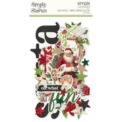 Simple Stories Simple Vintage Believe - Simple Pages Pieces