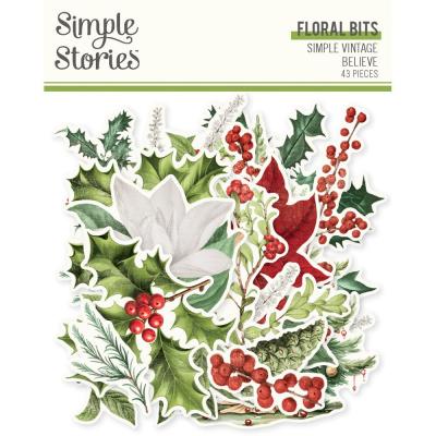 Simple Stories Simple Vintage Believe - Floral Bits