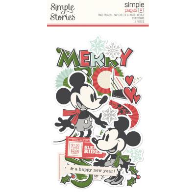 Simple Stories Say Cheese Classic Mouse Christmas - Simple Pages Pieces