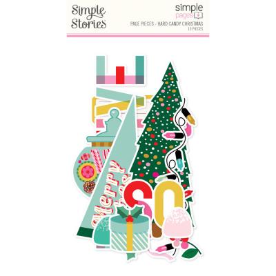Simple Stories Hard Candy Christmas - Simple Pages Pieces